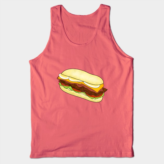 Bacon sandwich Tank Top by cariespositodesign